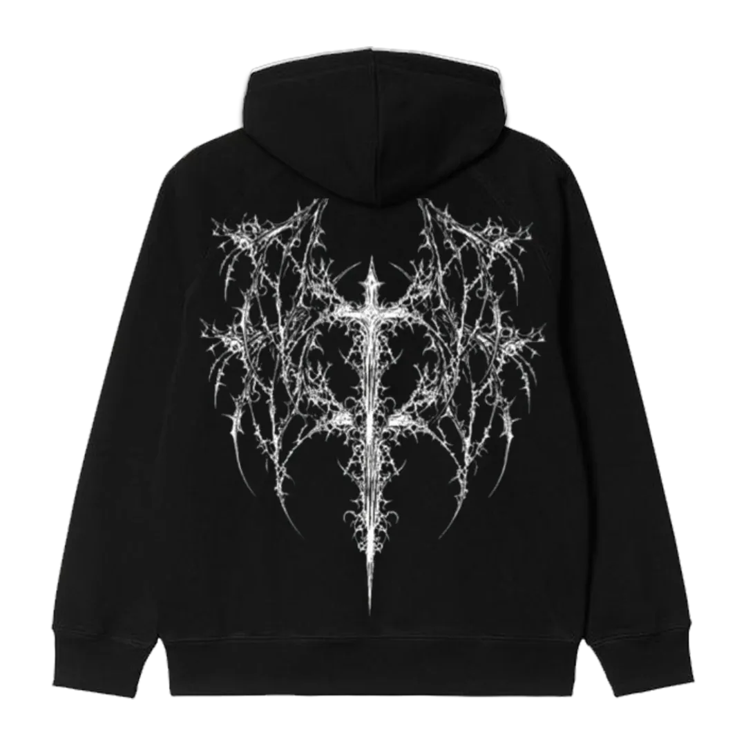 Ivory Heresy Oversized Hoodie - styleflea