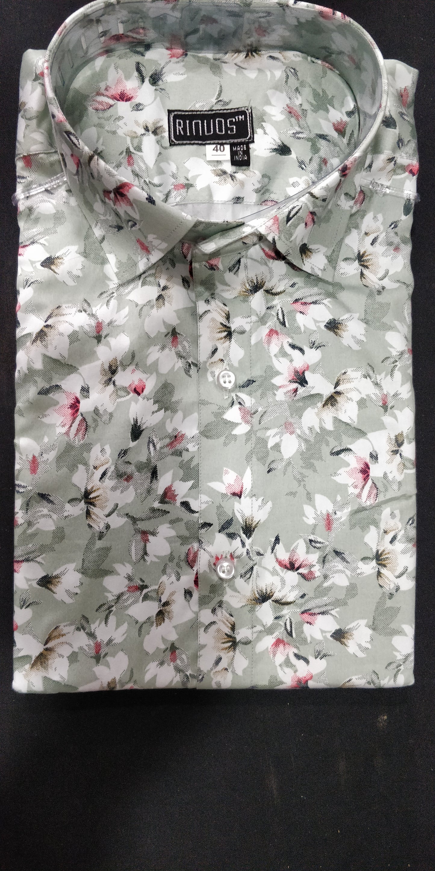 Floral Printed Men's Shirt