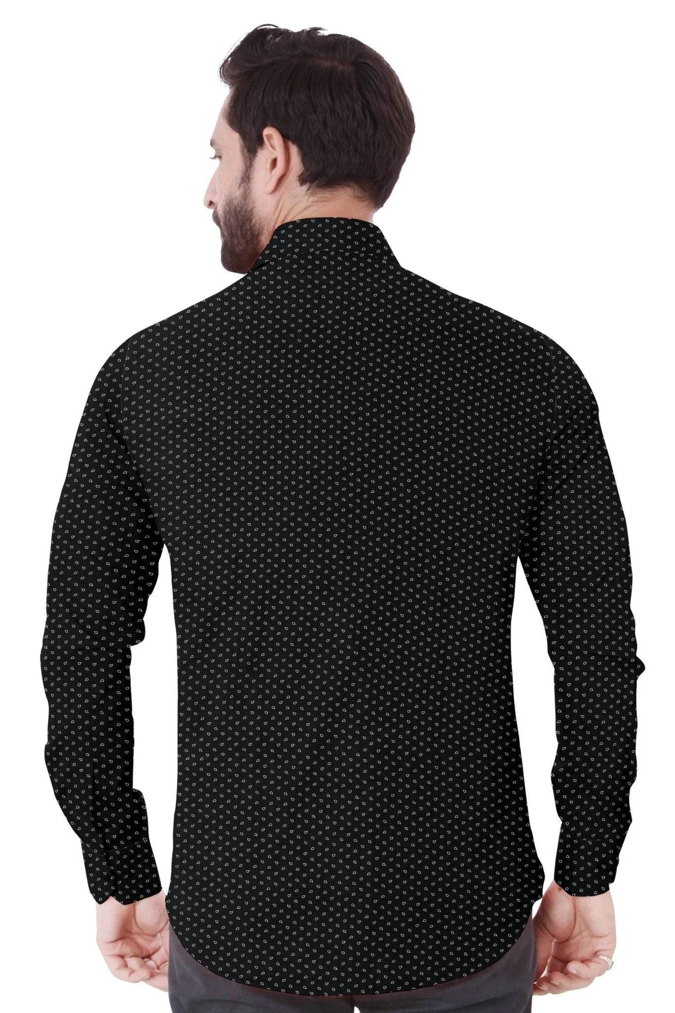 Black Pearl Cotton Shirt - styleflea