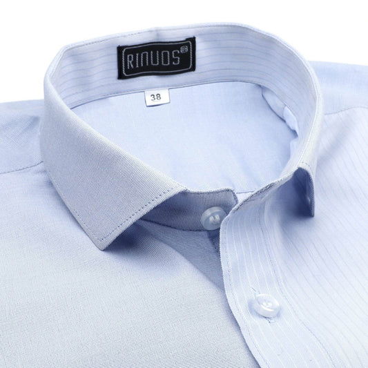 Blue Gingham Cotton Shirt - styleflea