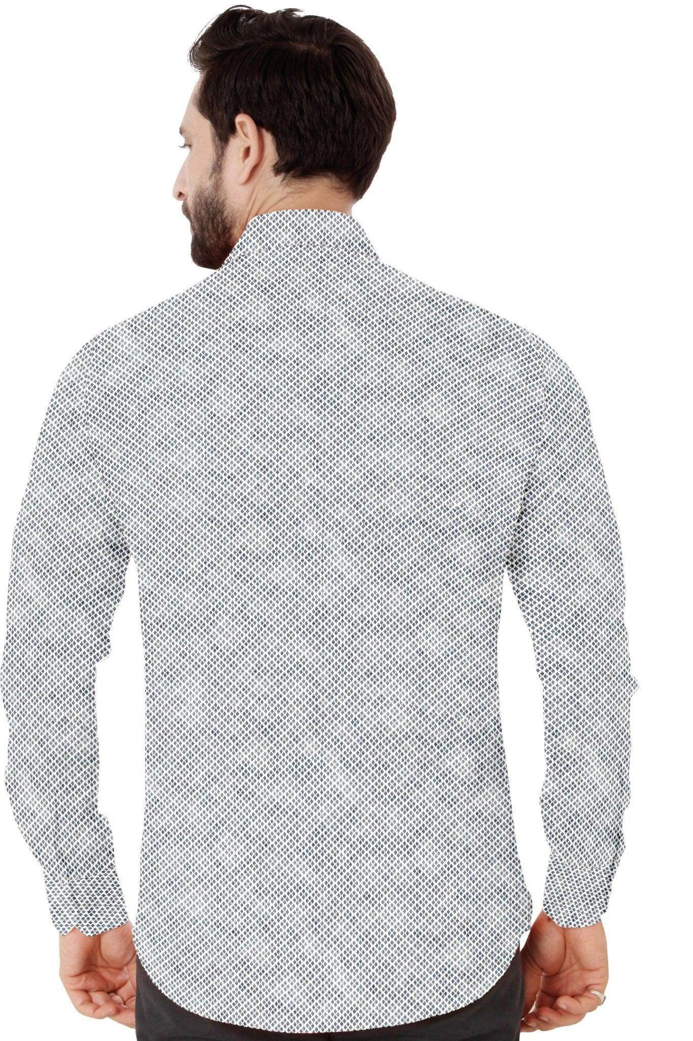 Grey Gingham Cotton Shirt - styleflea