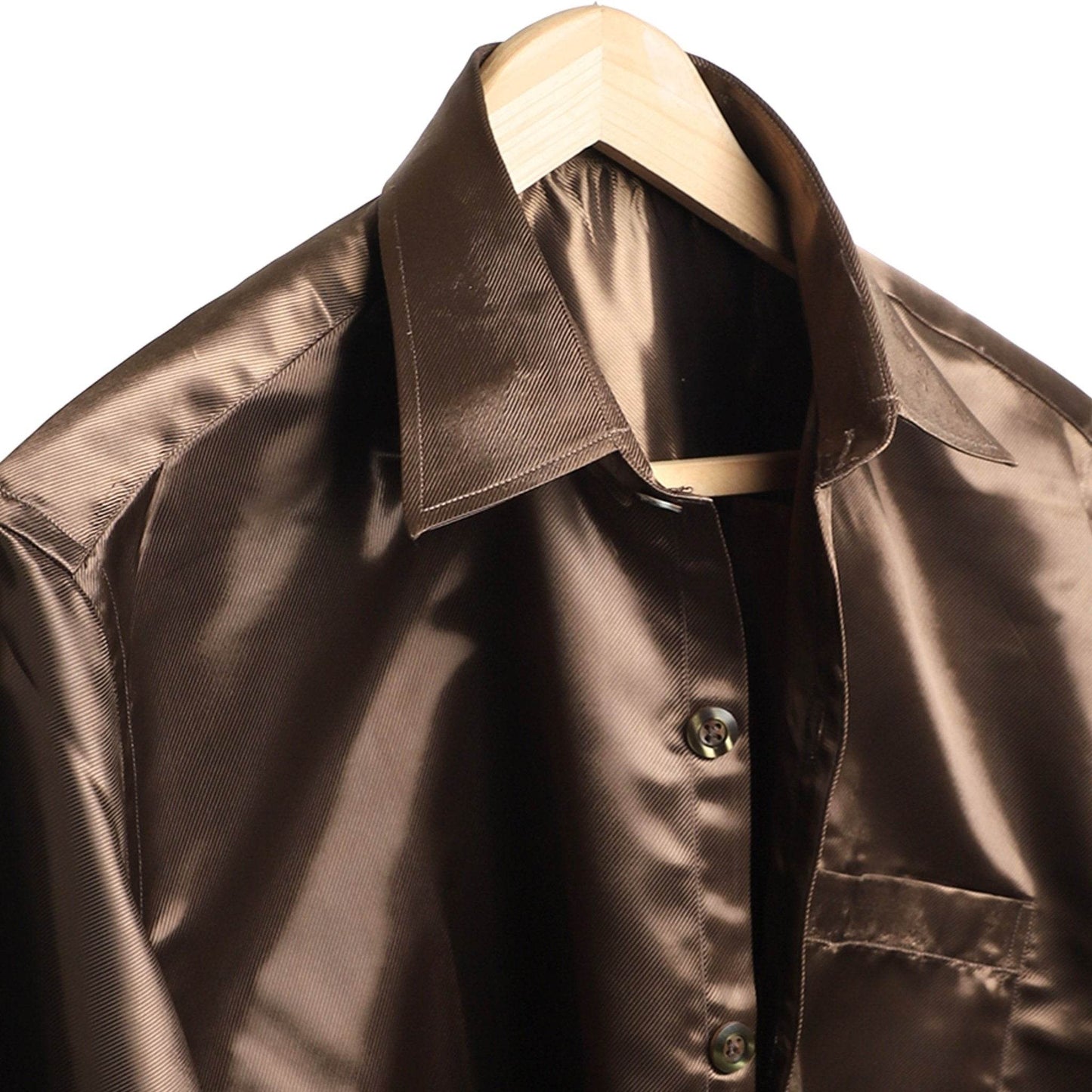 Luxurious Satin Shirt - styleflea