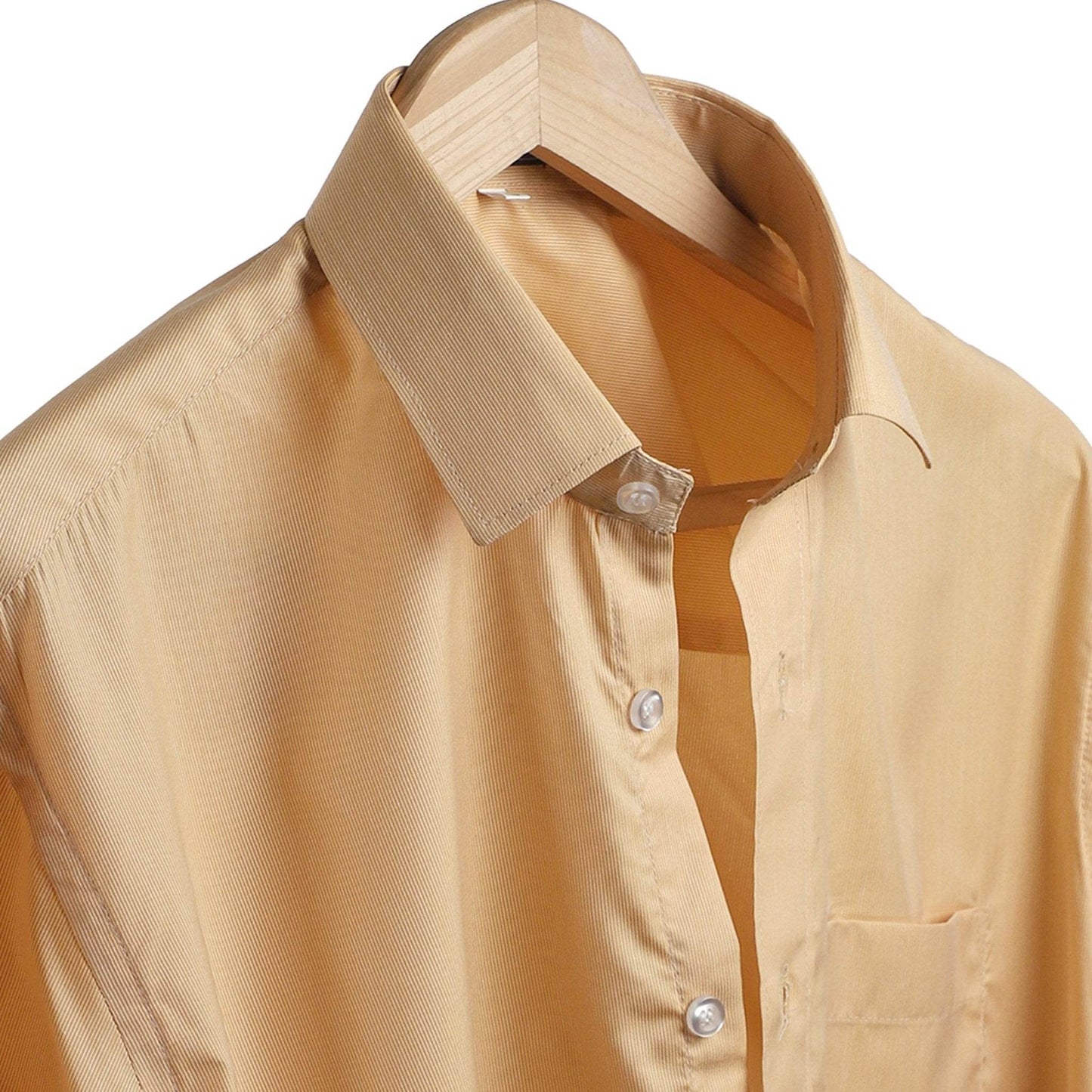 Marigold Checkered Cotton Shirt - styleflea