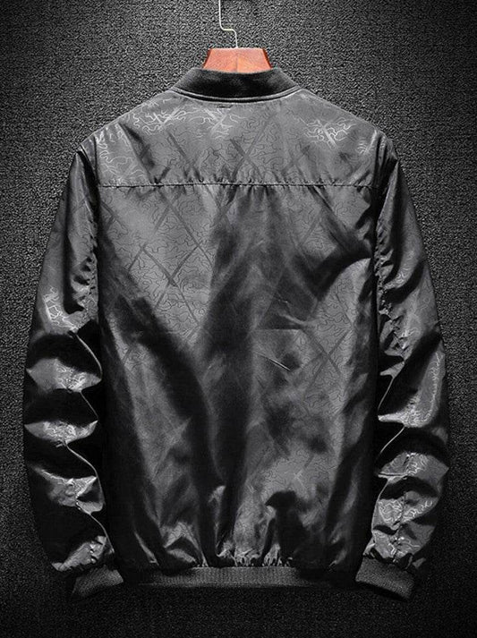 Men Argyle Bomber Jacket - styleflea