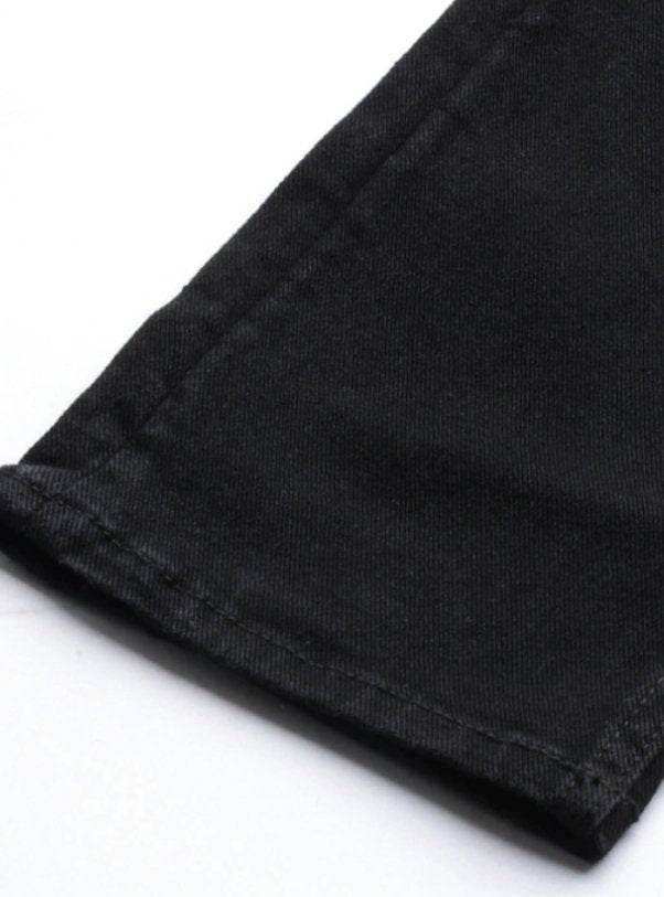 Men Black Slim Fit Mid-Rise Clean Look Stretchable Jeans - styleflea