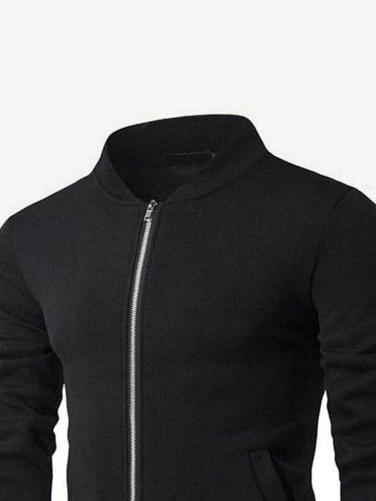 Men Plain Jacket - styleflea