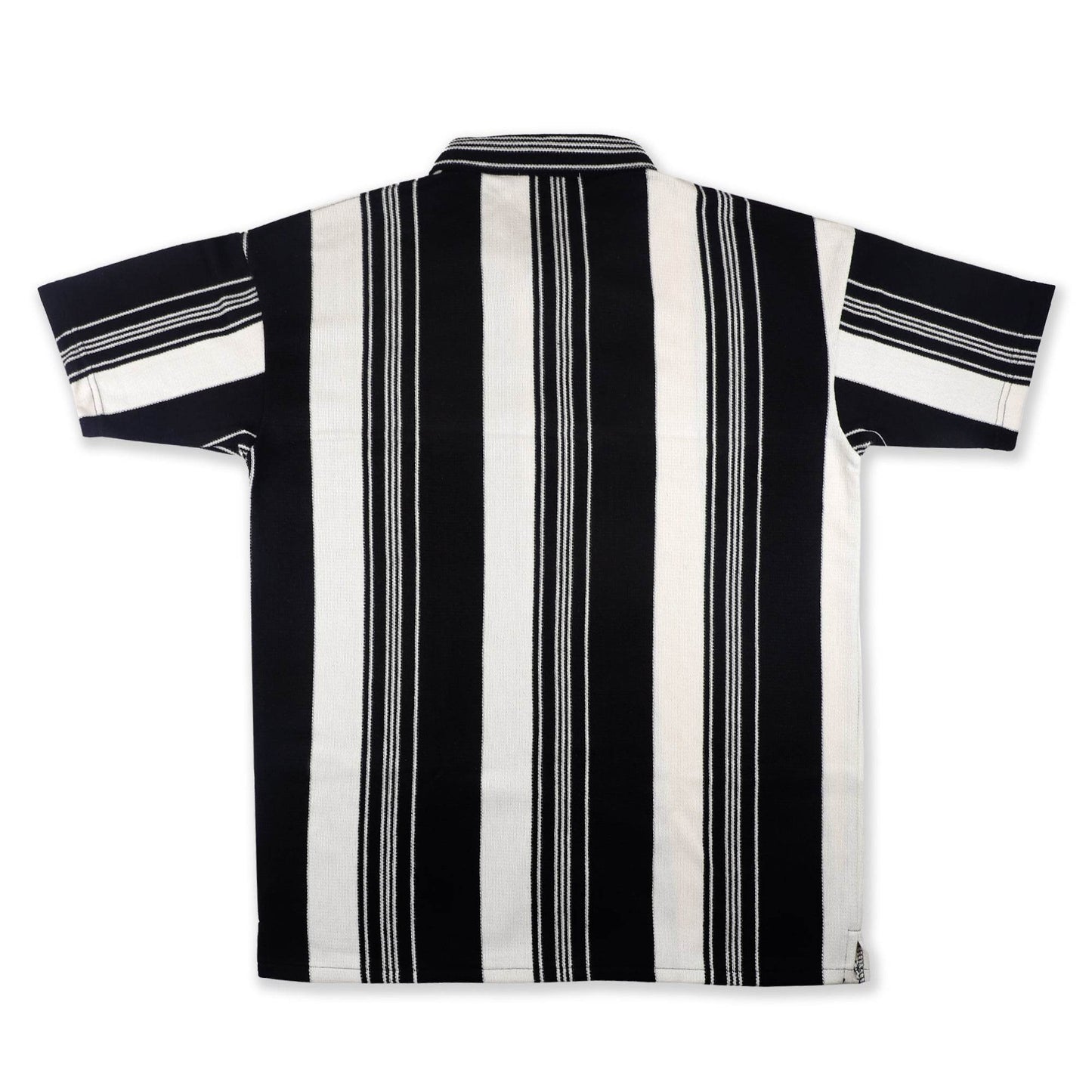 Black Urban Stripe Knit Shirt - styleflea