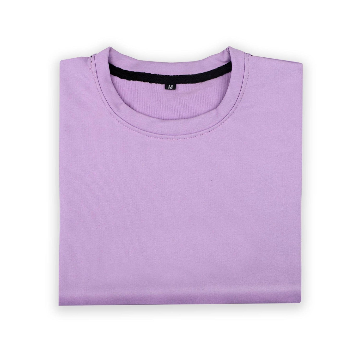 Lavender Ribbed T-Shirt – Ultra Stretch Edition - styleflea