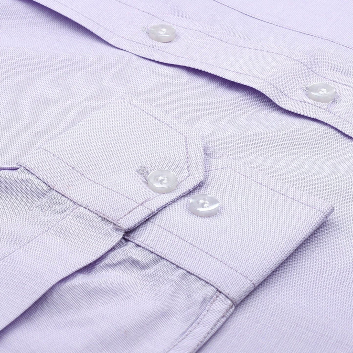 Purple Checkered Cotton Shirt - styleflea
