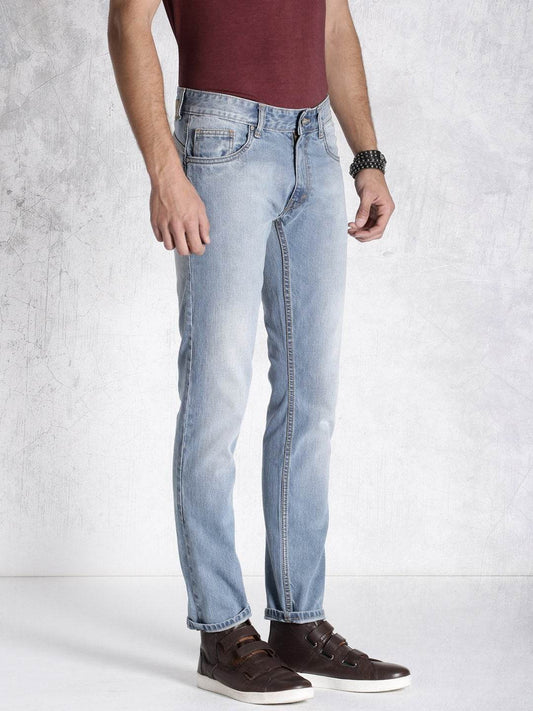 Roadster Light Blue Slim Fit Jeans - styleflea