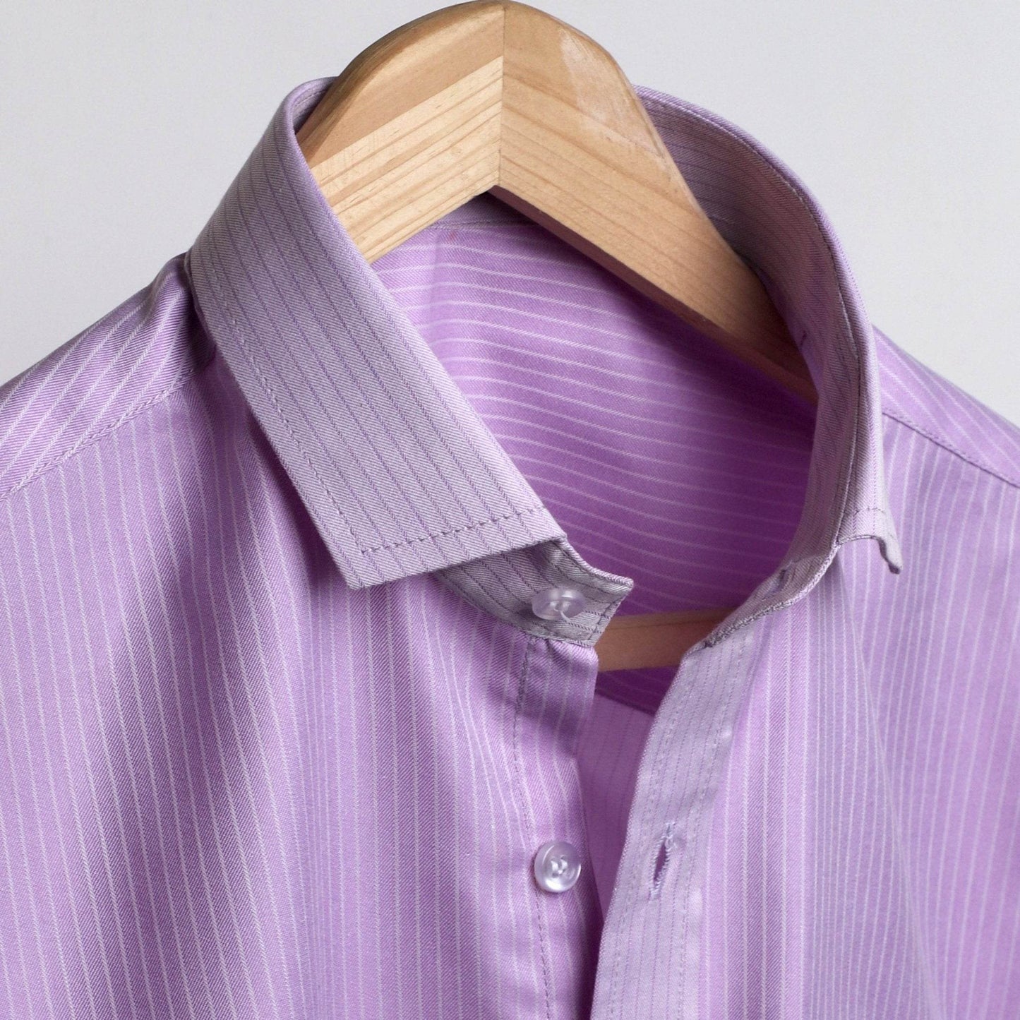 Royal Magenta Stripes Men's Shirt - styleflea