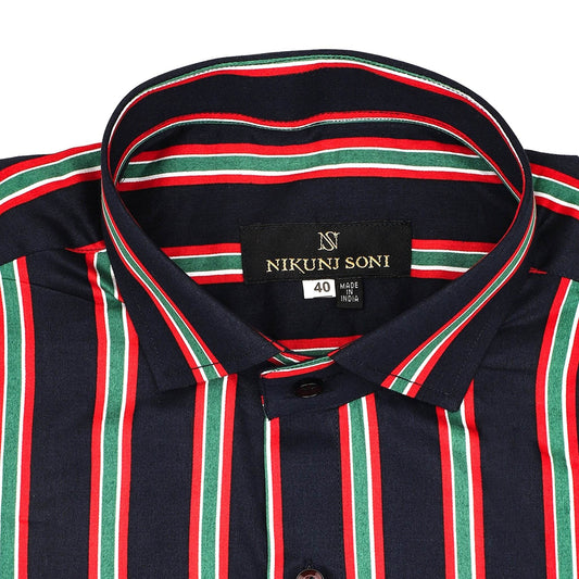 Summery Striped Cotton Shirt - styleflea