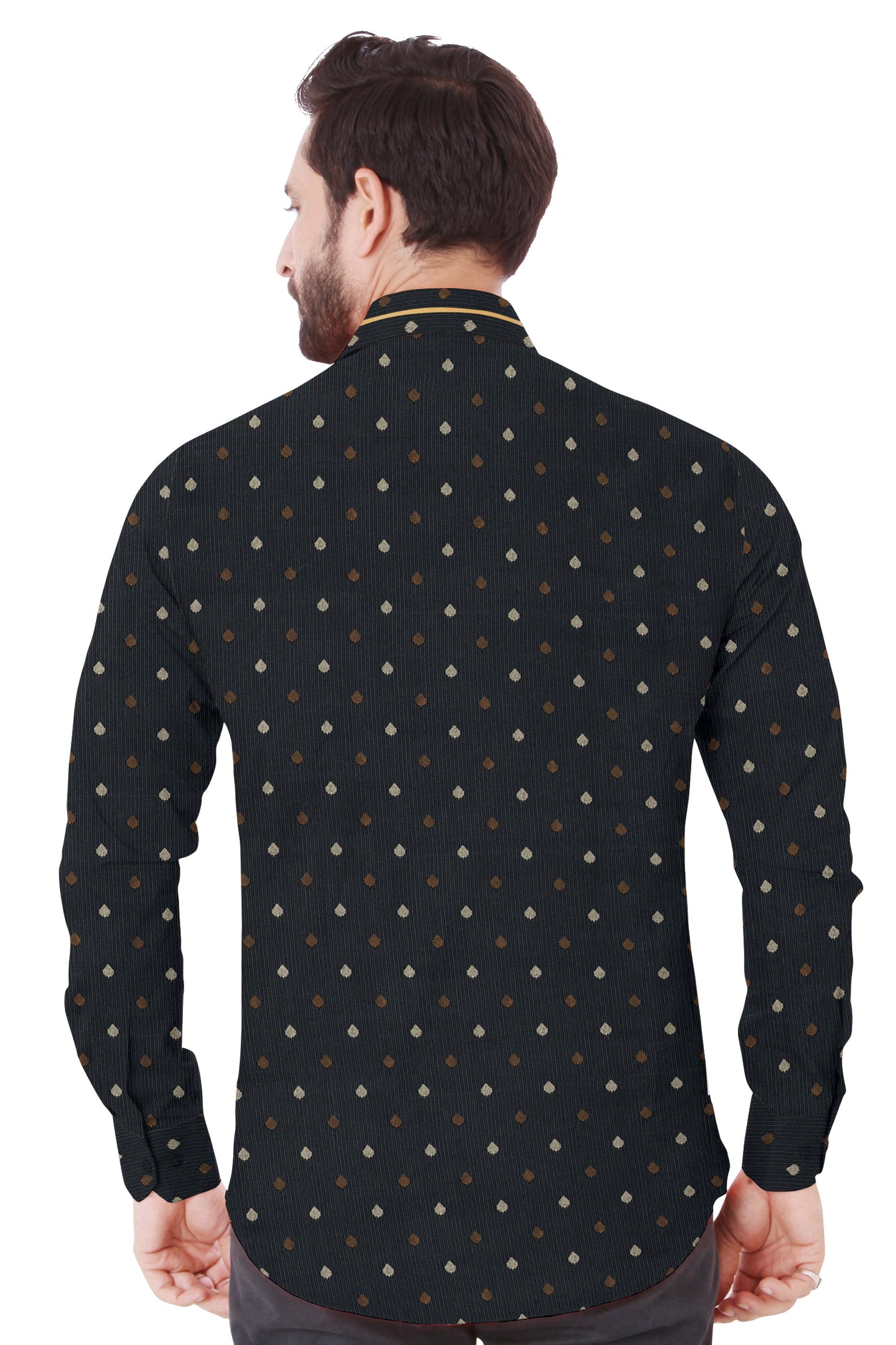 Men's Blue Flower Casual Full Sleeves 100% Cotton - Styleflea