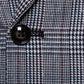 Men Plaid Double Breasted Pointed Darker Grey (ONLY VEST/NO SHIRT & TIE )