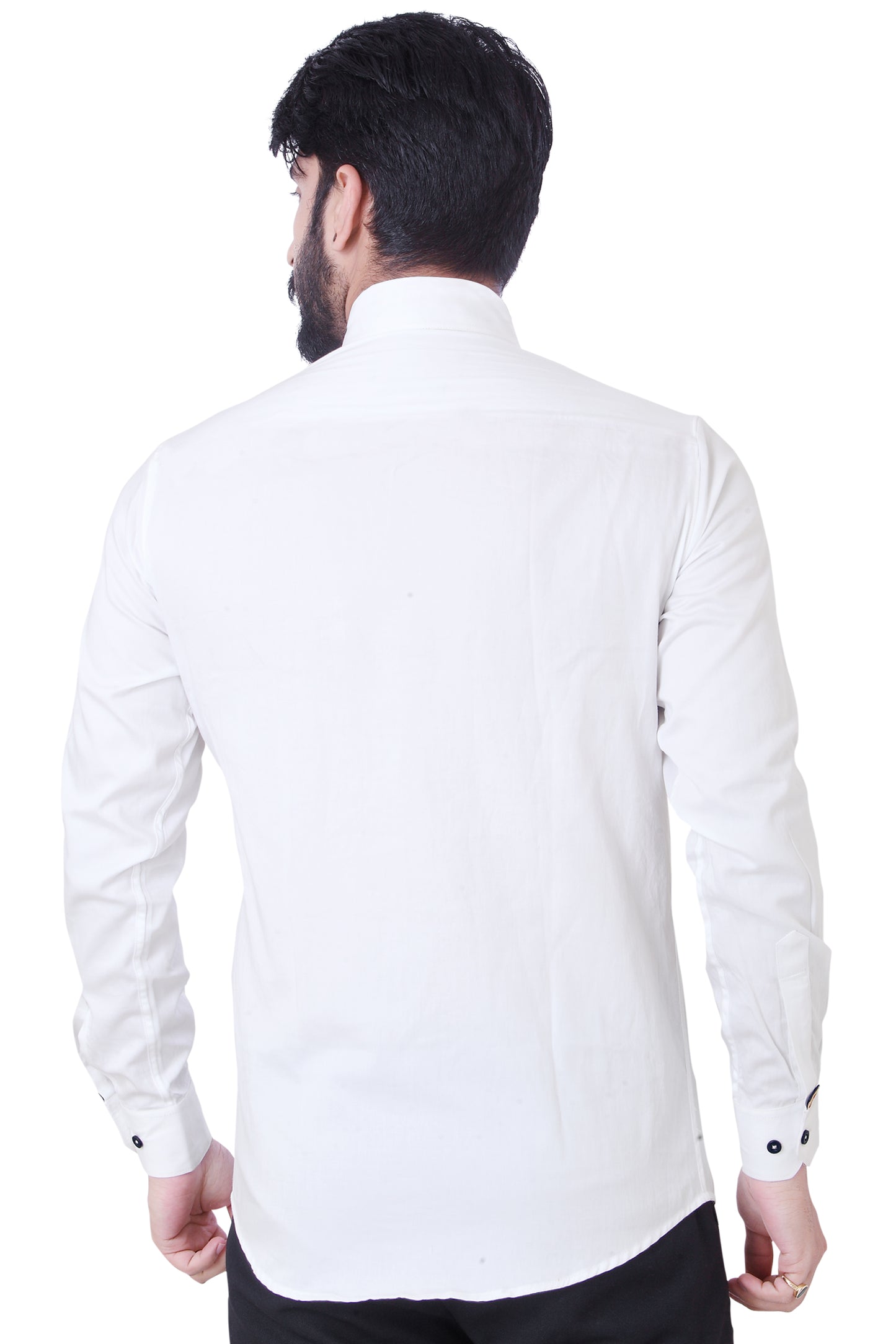White Tuxedo Men's Shirt