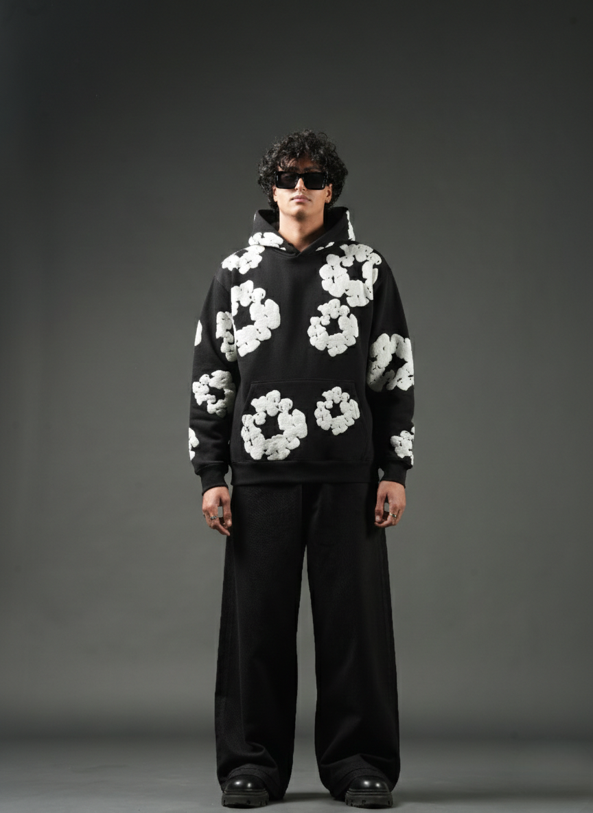 Midnight Bloom Hoodie