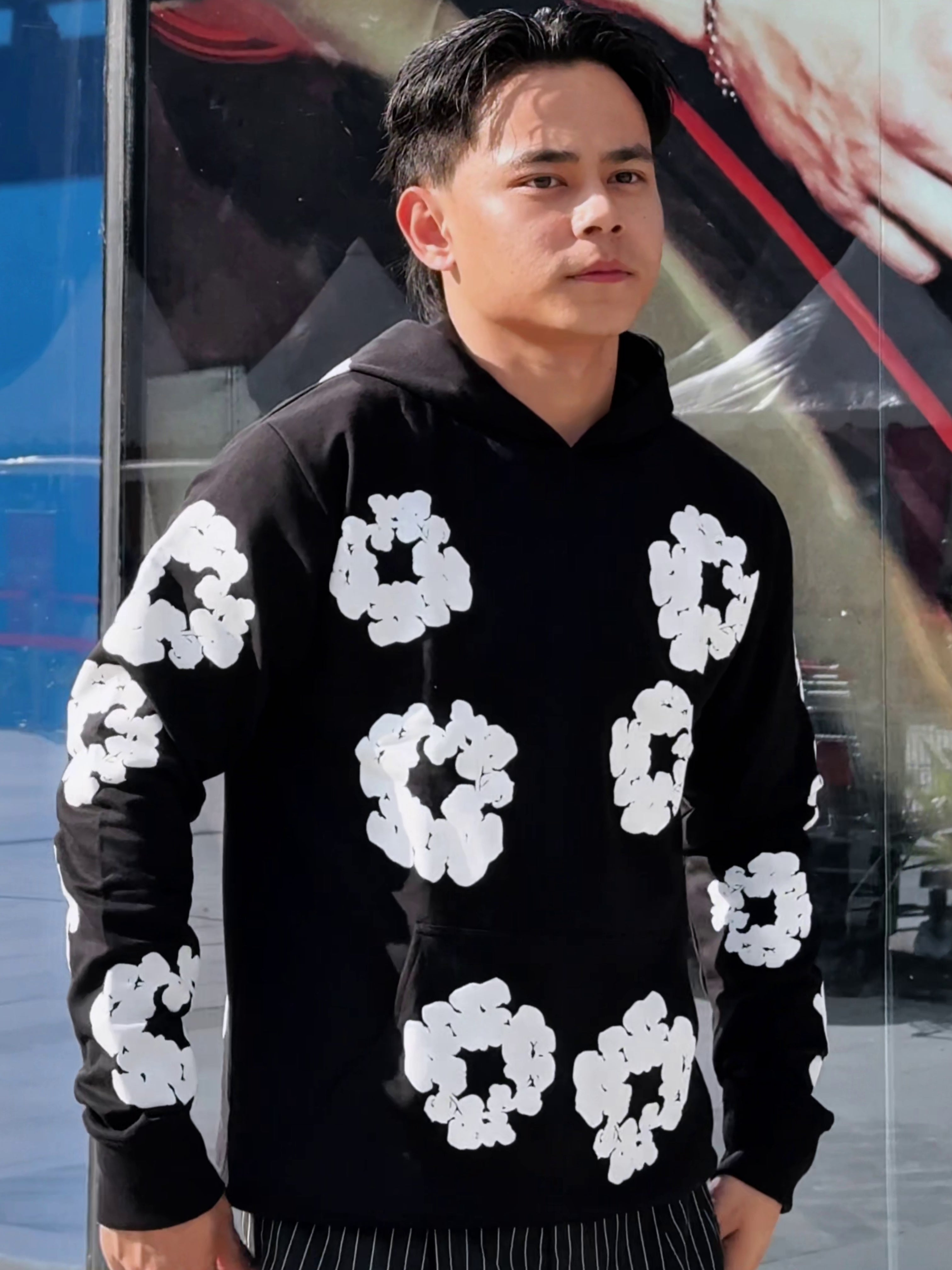 Midnight Bloom Hoodie