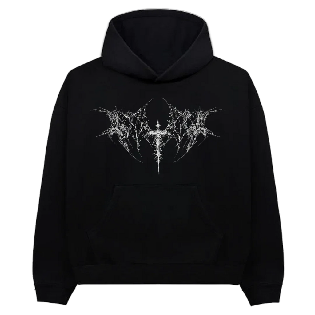 Ivory Heresy Oversized Hoodie - styleflea