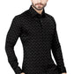 Black Intricate Men's Shirt