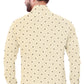 Abstract Yellow Print Summer Shirt