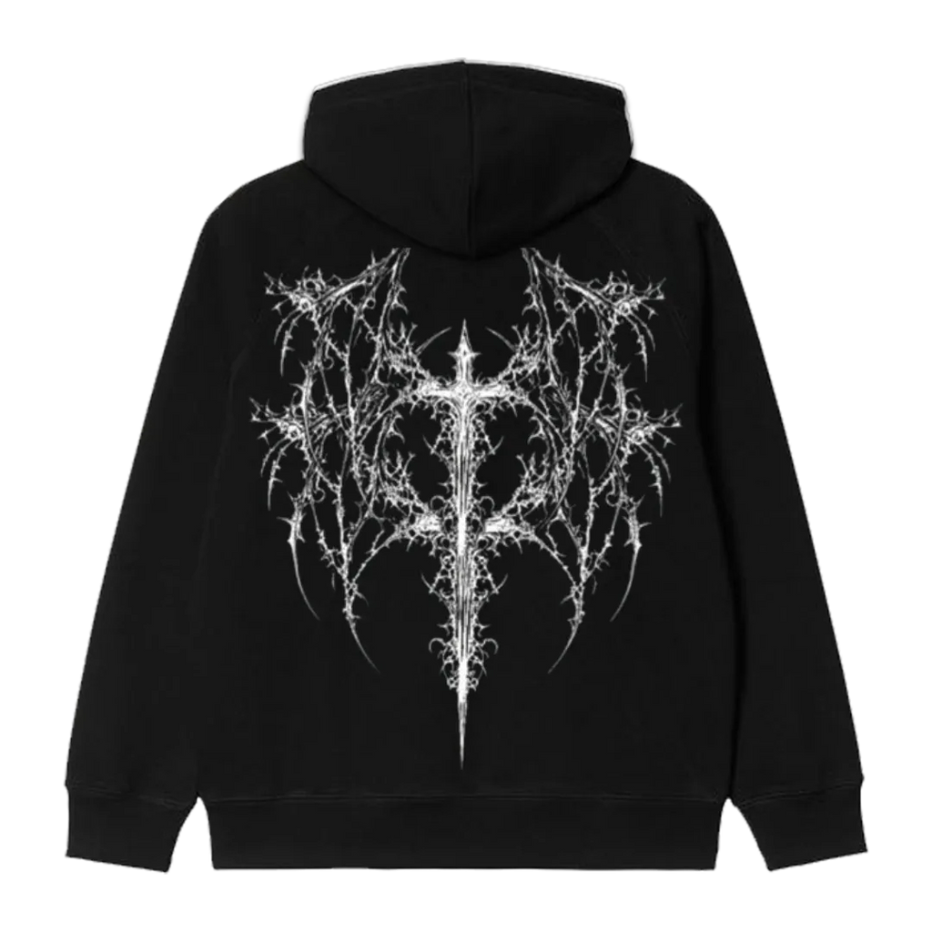 Ivory Heresy Oversized Hoodie - styleflea