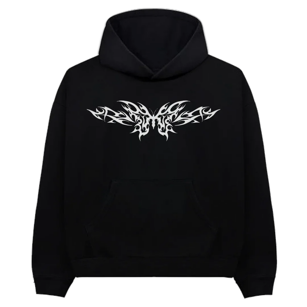 Profane Manuscript Oversized Hoodie - styleflea