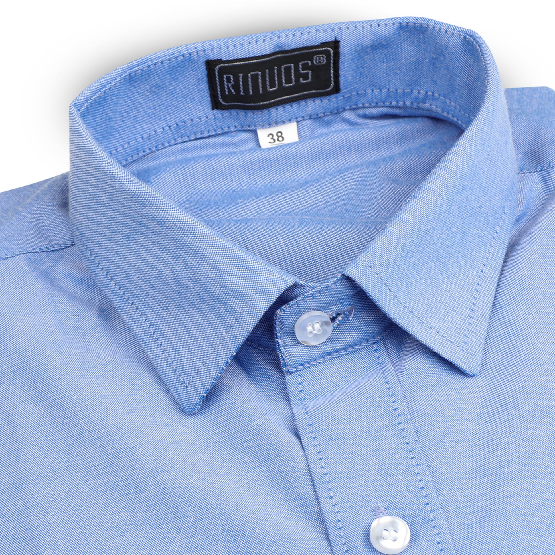 Air Superiority Blue Grey Eblow Patch Men's Shirt