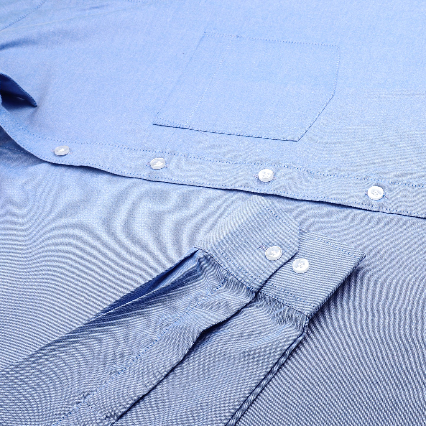 Classic Blue Cotton Shirt