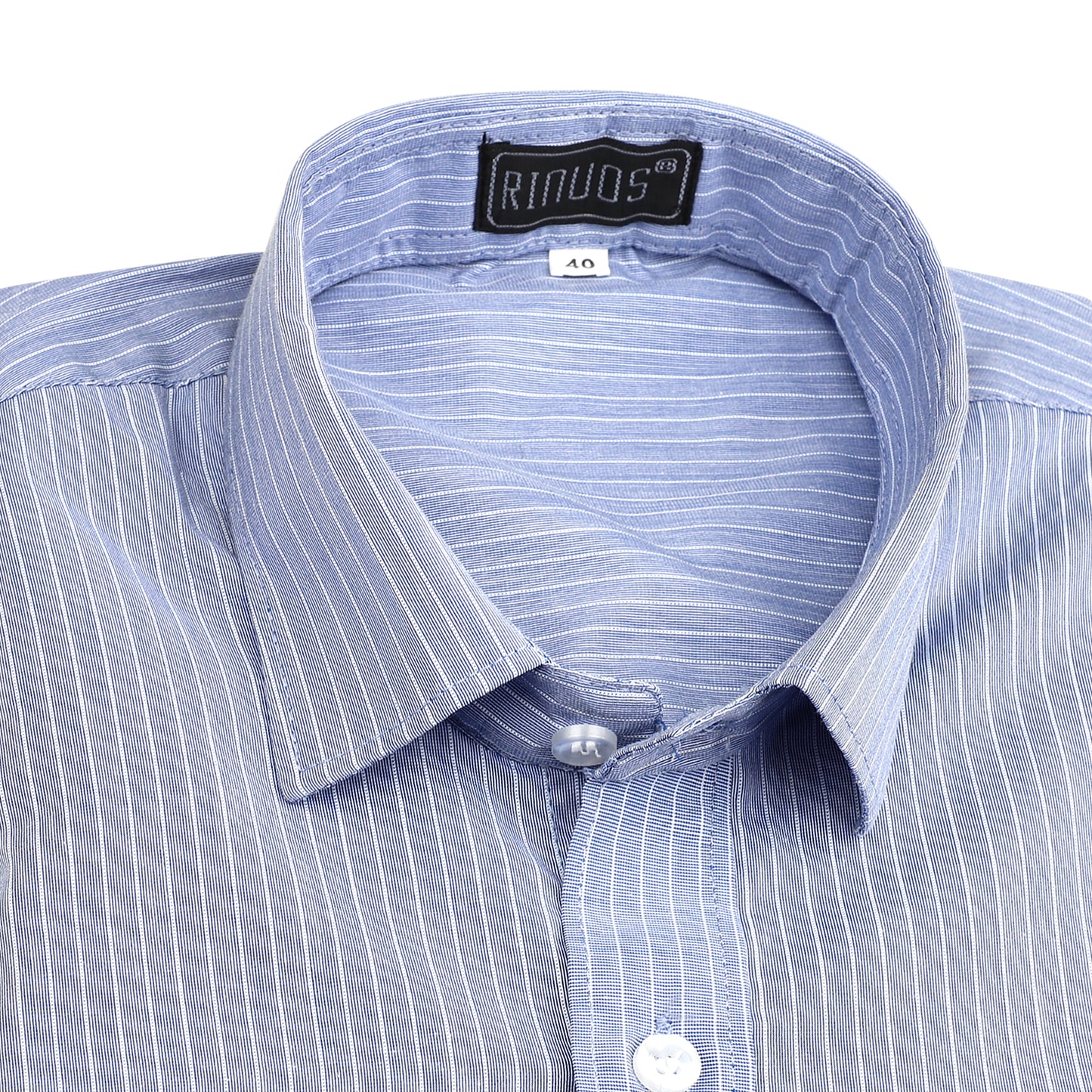 Prestige Blue Striped Men's Shirt