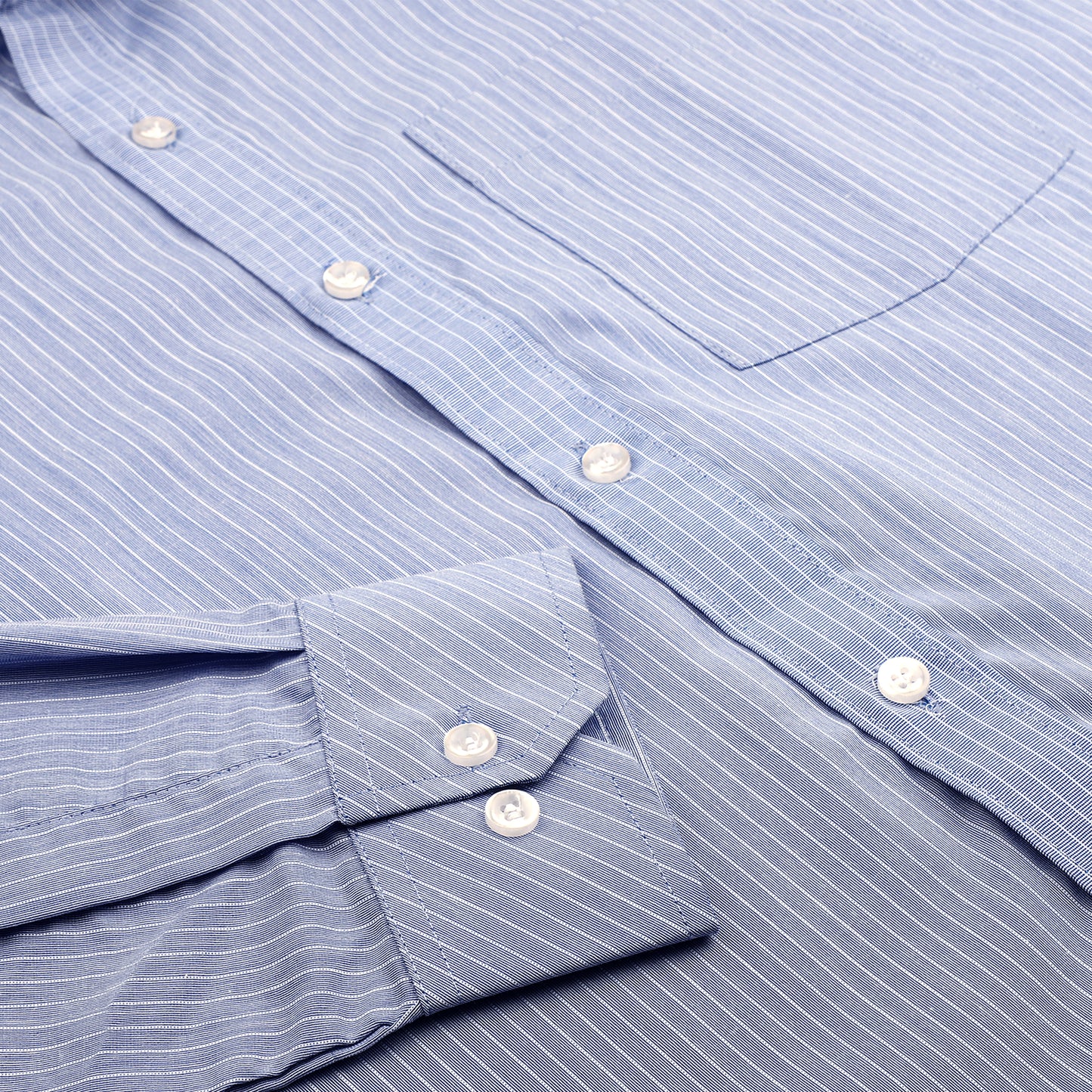 Prestige Blue Striped Men's Shirt