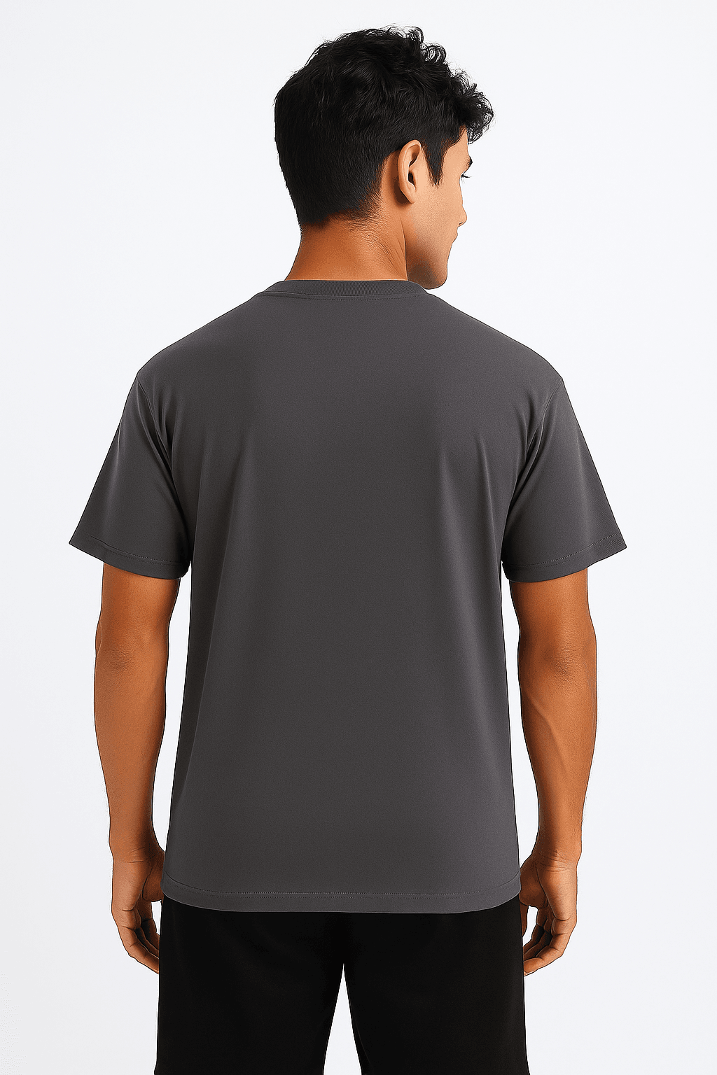 Dark Gray Oversized T-Shirt - styleflea