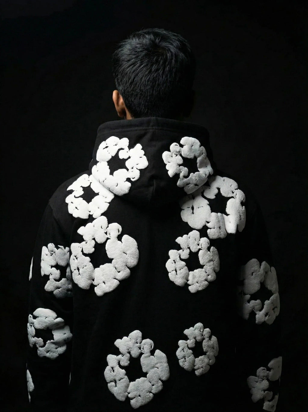 Midnight Bloom Hoodie - styleflea