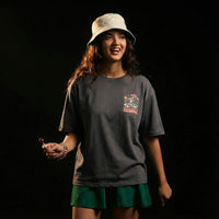 Love Yourself Charcoal Grey Oversize T-Shirt