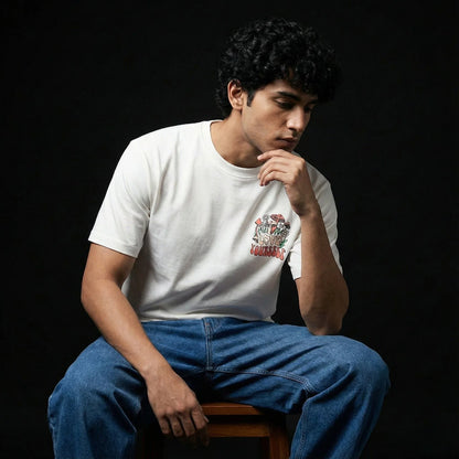 Love Yourself White Oversized T-Shirt - styleflea