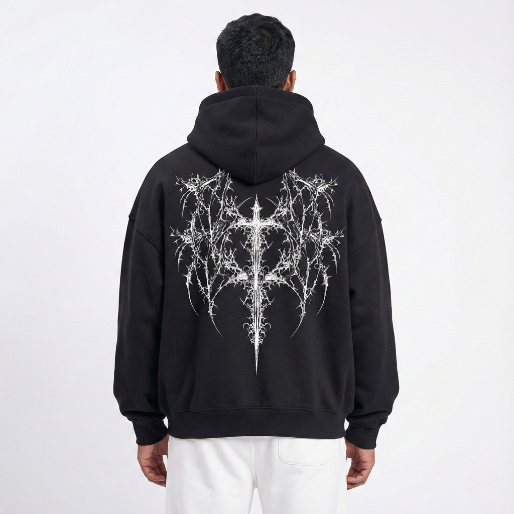 Ivory Heresy Oversized Hoodie