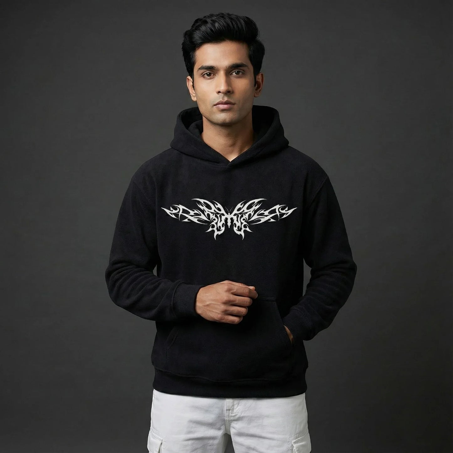 Profane Manuscript Oversized Hoodie - styleflea