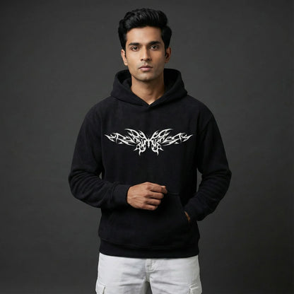 Profane Manuscript Oversized Hoodie - styleflea