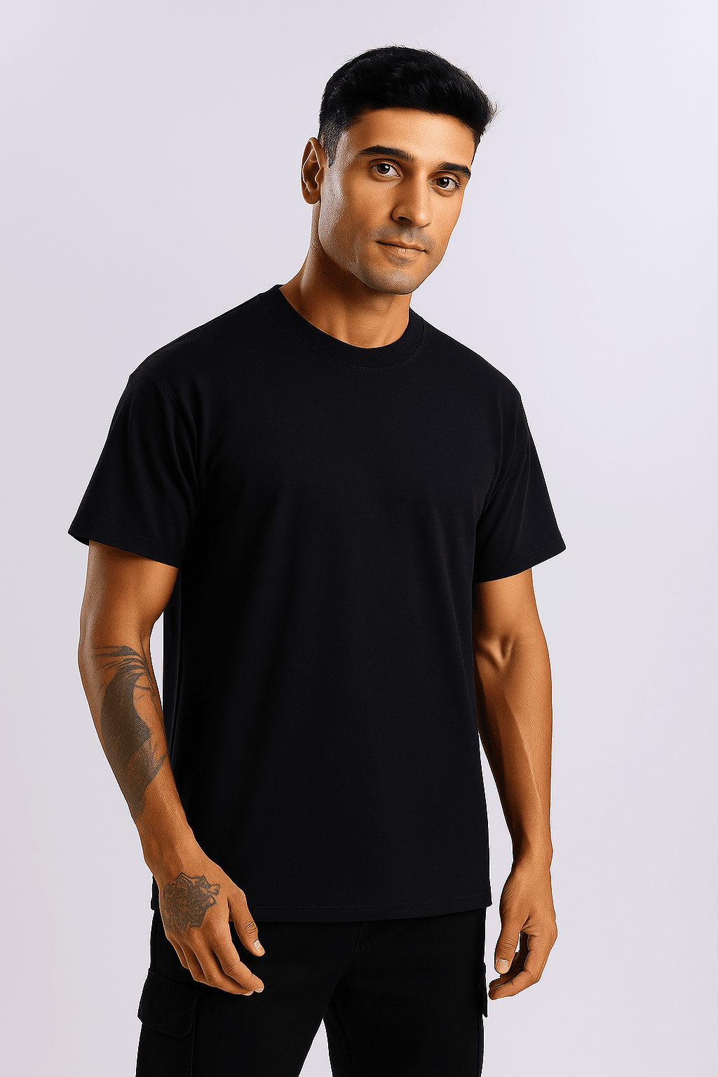 Black Oversized T-Shirt - styleflea