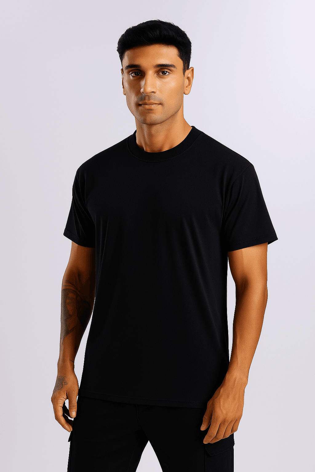 Black Oversized T-Shirt - styleflea