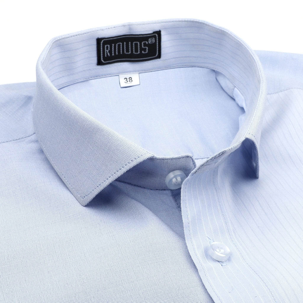 Blue Gingham Cotton Shirt - styleflea