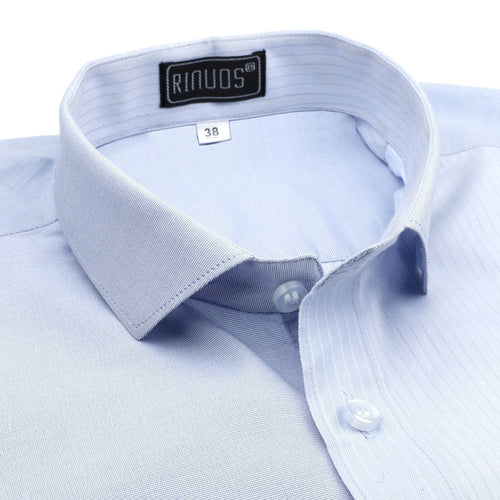 Blue Gingham Cotton Shirt - styleflea