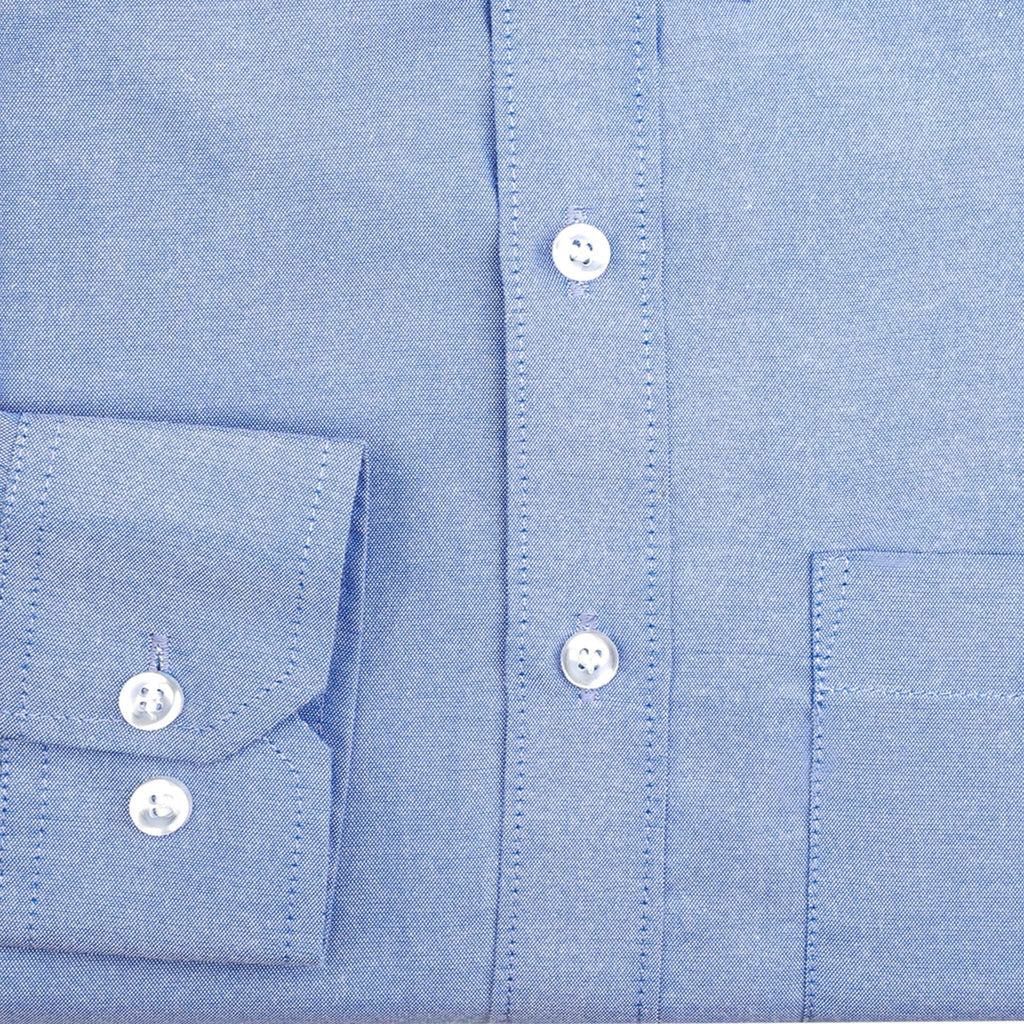 Classic Blue Cotton Shirt - styleflea