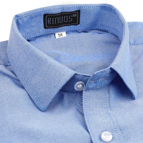 Classic Blue Cotton Shirt - styleflea