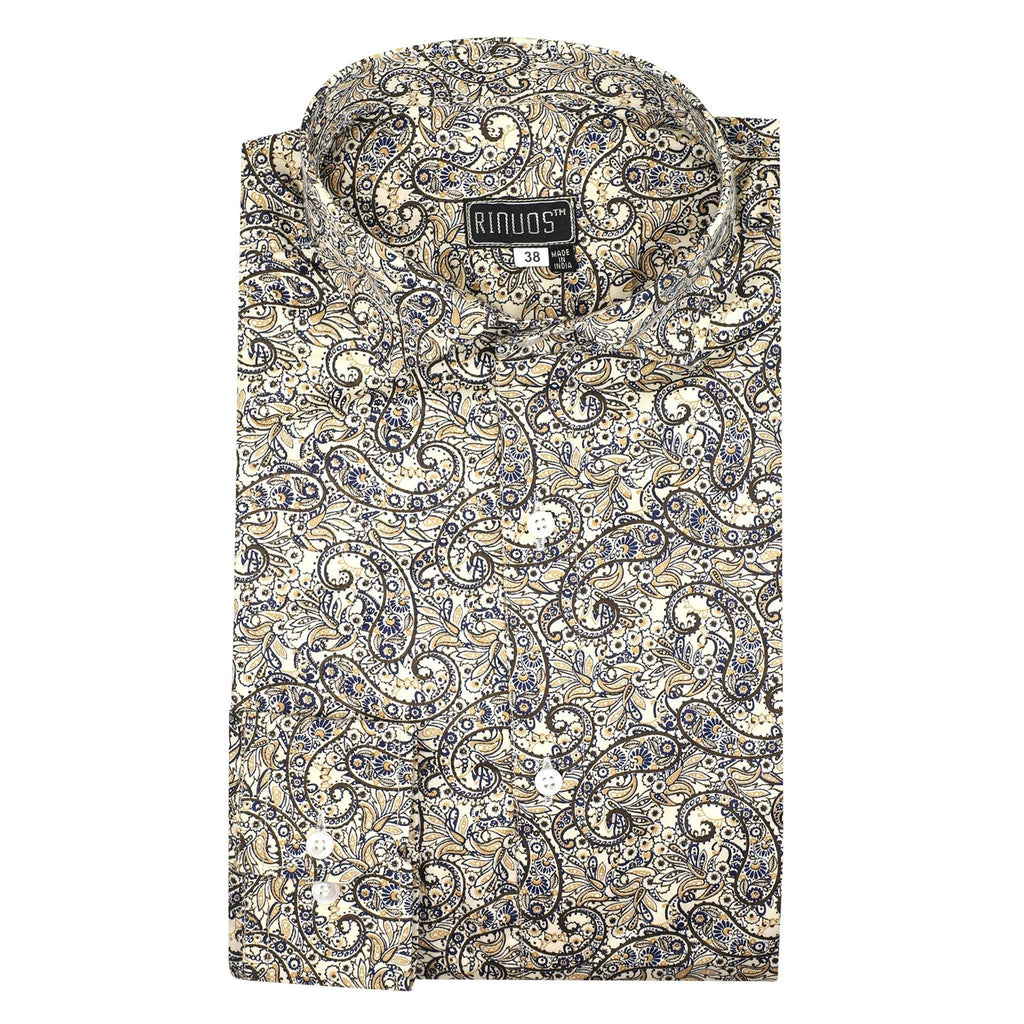 Classic Printed Cotton Shirt - styleflea