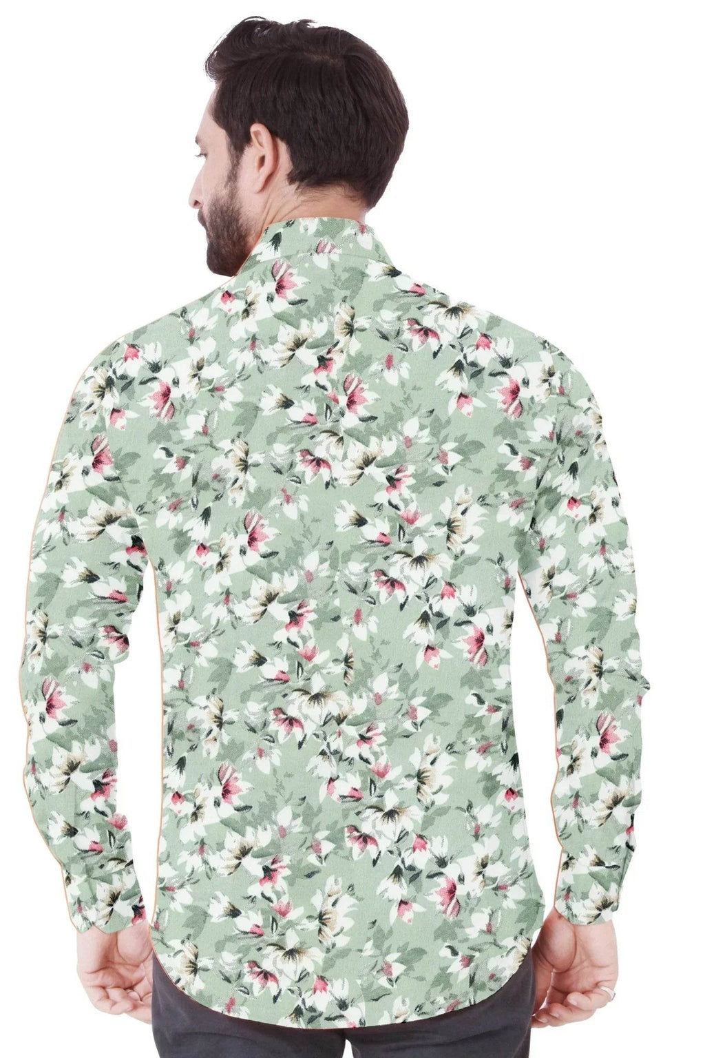 Floral Printed Cotton Shirt - styleflea