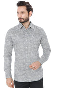 Grey Gingham Cotton Shirt - styleflea