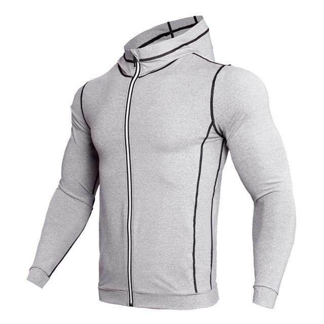 Long Sleeve Zipper Running T Shirt - styleflea
