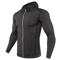 Long Sleeve Zipper Running T Shirt - styleflea