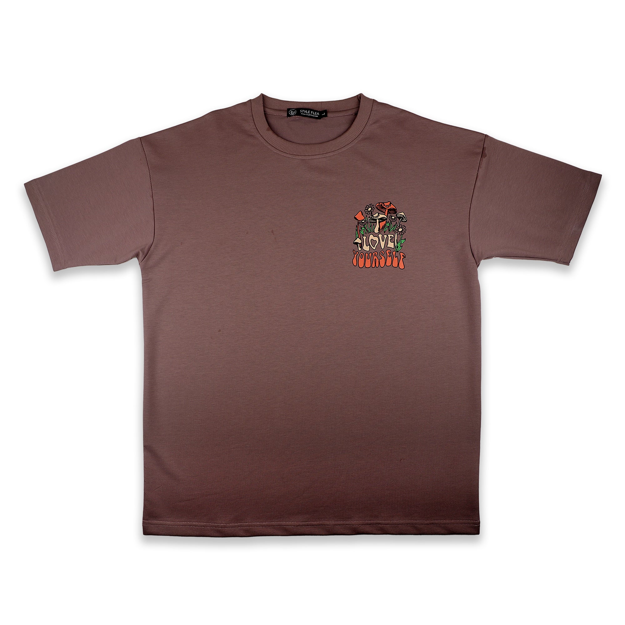 Love Yourself Mauve Oversized T-Shirt