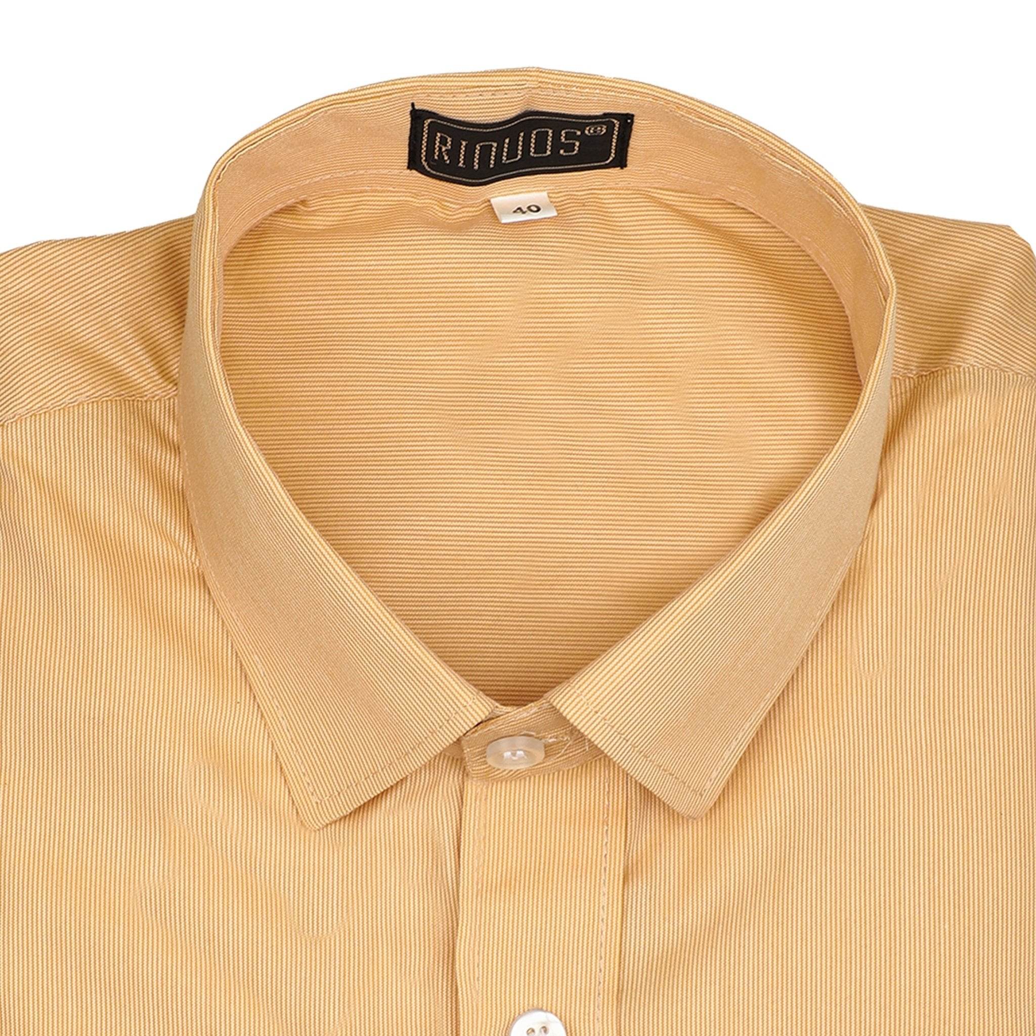 Marigold Checkered Cotton Shirt - styleflea